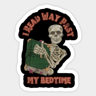 I Read Way Past // My Bedtime Sticker